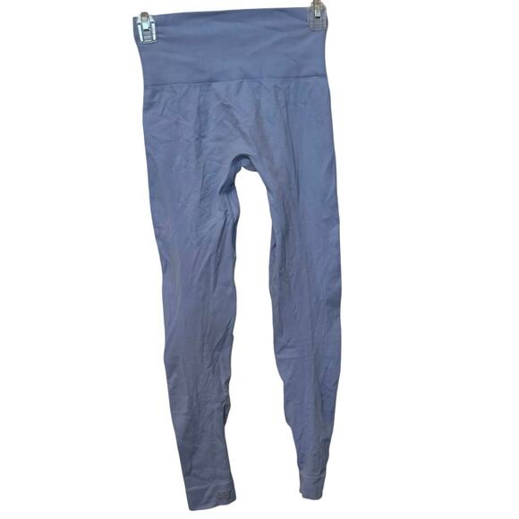 SET Active Blue Sculptflex Seamless Ribbed Leggings Size XS - Picture 4 of 5